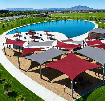 Shade ’N Net commercial shade structures