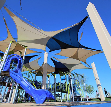 Shade ’N Net commercial shade structures