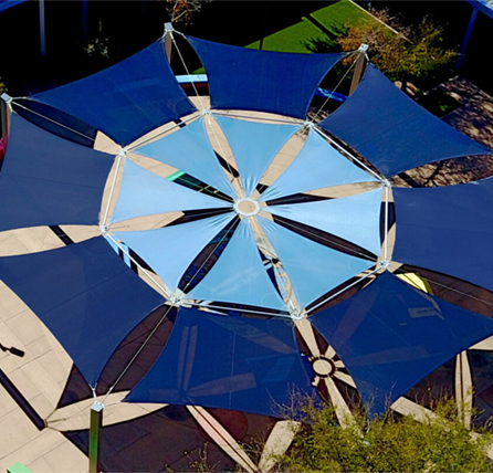 Shade ’N Net commercial shade structures