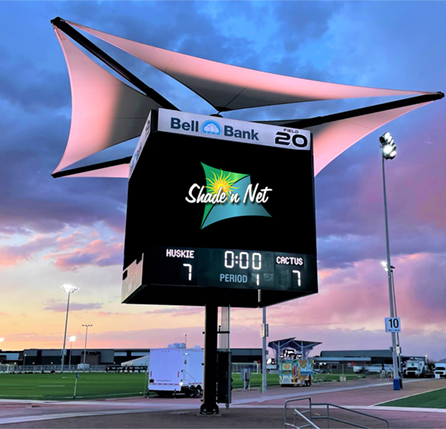 Shade ’N Net commercial shade structures