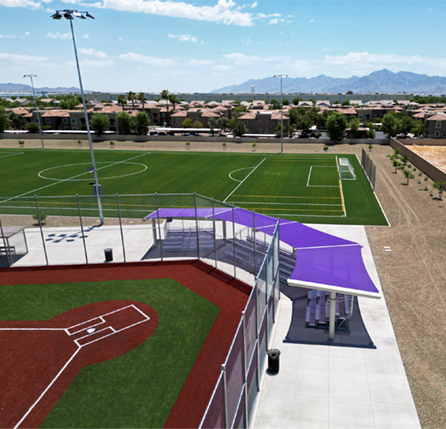 Shade ’N Net commercial shade structures